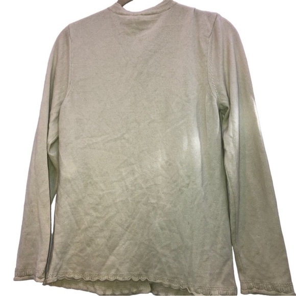 ESCADA Cashmere Silk pale pastel green cardigan sweater 40 M
no flaws 
38 bust - Picture 2 of 8